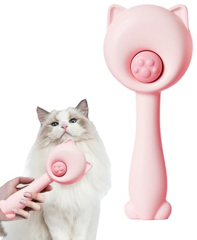Cat Water Brush | Gentle Massage Tool with Water Tank | Pet Brush Hair Remover - for Family Friends Small Medium Dogs Puppy Kitten Indoor Home Cleaning