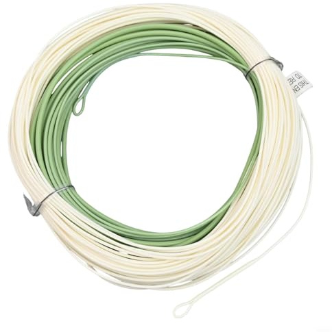 Fly Fishing Main Line for Saltwater Sea Use, Outbound Short Fly Sea Fishing Line in Nylon Material, Size Options WF6F to WF10F, 100 Feet Length (WF9F)