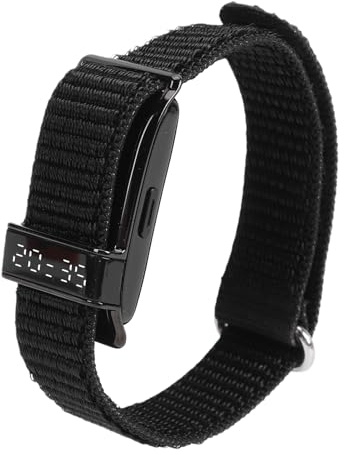 Bewinner Smart Armband Fitness Tracker, Armband IP68 Vattentät Sömn Sport Ring Påminnelse Väckarklocka Bluetooth 5.0 20 Dagars Batteri Handledsskärm Android IOS Kompatibel (Svart)