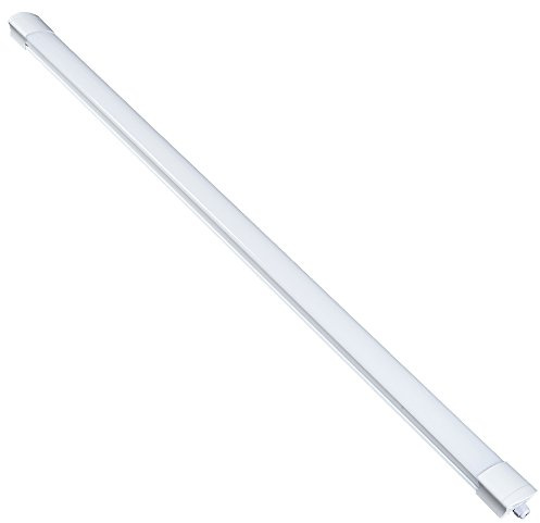 Electraline 65062 Barra luminosa LED da esterno, plafoniera da giardino 50W 4500 Lumen luce naturale impermeabile IP65 lunga 150 cm - Tubo led per giardino, loggia, esterno, muro esterno