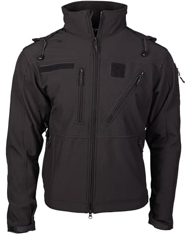 Mil-Tec Softshelljacke SCU 14 für Herren • Taktische Outdoor Funktionsjacke • Atmungsaktive, winddichte & wasserabweisende Übergangsjacke • Praktische Freizeitjacke oder Wanderjacke