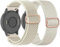 TUCOMO Dehnbares Nylon Armband Kompatibel mit Garmin Vivoactive 4S/Venu 3S/Venu 2S/Vivomove 3S, 18mm Geflochtenes Loop Elastische Ersatzband für Garmin Forerunner 255S/265S Herren Damen