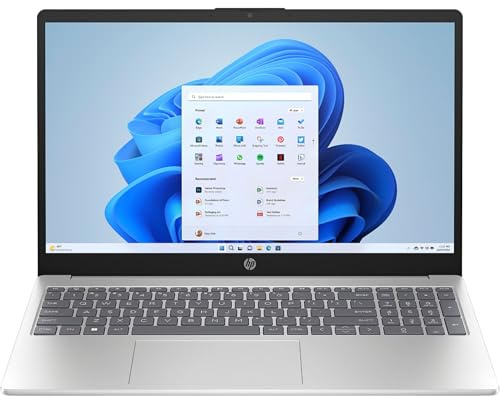 HP Laptop 15,6 Zoll IPS Full-HD, Intel N100, 4 x 3.40 GHz, 8 GB RAM, 512 GB SSD, Intel UHD Graphics, Norton 360, Windows 11