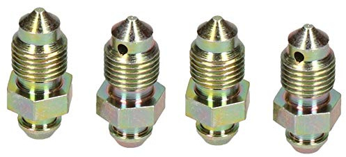 10x1mm kurze Stahl Bremssattel Entlüftungsnippel Schraube Entlüftungsschraube-4