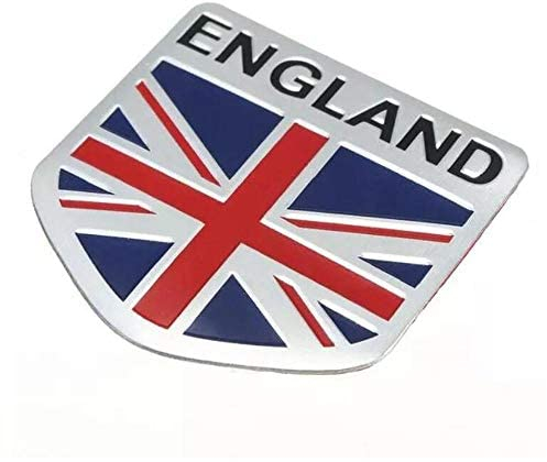 SUCAN Aluminium England UK Flagge Schild Emblem Abzeichen Aufkleber Universal Dekoration für LKW PKW