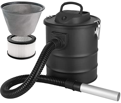 Sellnet Aschesauger 15L 1200W mit Blasfunktion & DUAL Filtersystem, Kaminsauger mit HEPA Filter, Staubsauger für Kamin, (Kabellänge - ca. 1,5m) Kabelhalter, Grill und Feuerstelle SN119