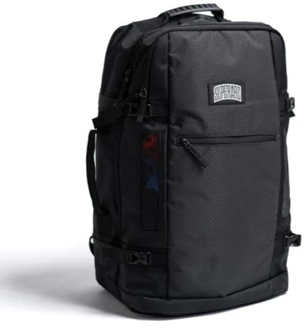 Superare Diario Gym Rucksack, Boxen Turnbeutel und Großer Reiserucksack für Männer, Belüftet, Feuchtigkeitsbeständige Ausrüstungstasche mit Laptophülle, Ideal für Sportler und Reisen