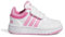 adidas Hoops Shoes, Scarpe Unisex-Bimbi 0-24, Ftwr White/Bliss Pink/Pulse Magenta, 27 EU