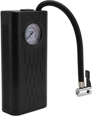 Asixxsix Reifenfüller Tragbarer Luftkompressor, 120 W 150 PSI Tragbare Luftpumpe mit Druckanzeige, 5000 MAh Elektrische Kabellose Reifenfüllpumpe für Auto, Fahrrad, Motorrad, Ball