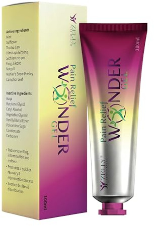 Wonder Gel – Pain Relief, Fast-Acting Relief Cream for Muscle, Joint, Back, Knee, Shoulder & Foot Pain Relief | Non-Greasy, Fast-Absorbing, Multi-Use Formula for Body Aches