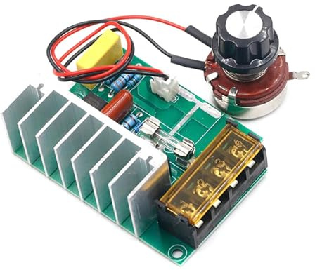 Régulateur de tension électrique SCR 4000W 0-220V AC, variateur de vitesse du moteur