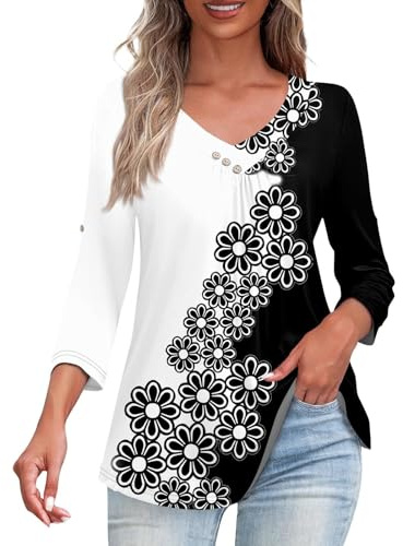 Maglia Strass Donna In Saldo Camicia Donna Senza Bottoni Blusa Grigia Elegante Con Lacci T-Shirts Cotone Elastan Fucsia Maglia Colorata Tinta Unita Manica Corta Bambina Magliette Eleganti Curvy