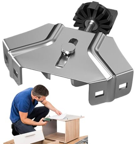 Nuhjytgf Étau d'Angle 90°, Serre-Joints d'Angle pour Bois, Accessoires de Précision Réglables Ergonomiques pour Encadrement, Soudure, Fabrication de Meubles avec Support Renforcé