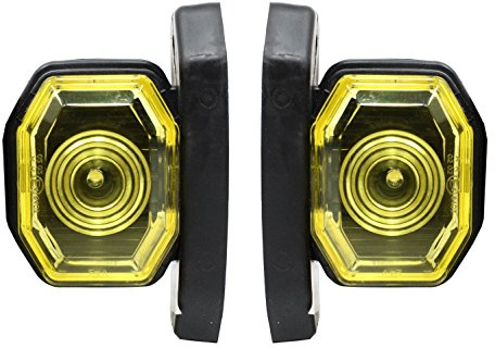 2 x 24V LED Begrenzungsleuchten Seitenmarkierungsleuchten E Mark Hochwertig Positionsleuchten Rot Weiß LKW Anhänger Bus Wohnmobil