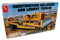 AMT Lowboy Anhänger & Bulldozer Combo Maßstab 1:25 Modellbausatz (AMT1218), schwarz