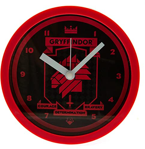 Pyramid International Harry Potter Alarm Clock (Gryffindor Modernist) 12cm Diameter - Official Merchandise