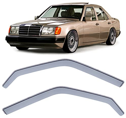 Windabweiser Regenschutz Schwarz für Mercedes E-Klasse W124 S124 85-95
