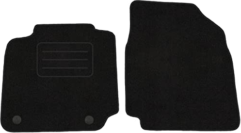 Vorne Velour Fußmatten Satz für Nissan Micra K12 / III (2003-2010) - 2-teilig - Passgenau