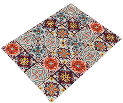 TOPINCN Tapis de Machine à café, Napperons de Tapis de Séchage de Vaisselle Imperméables avec Support en Caoutchouc Antidérapant D'épaisseur de 3,5 Mm pour Machine à café, Bar à café,