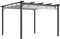 Outsunny 3 x 3(m) Aluminium Pergola Canopy Gazebo Awning Outdoor Garden Sun Shade Shelter Marquee Party BBQ, Light Grey