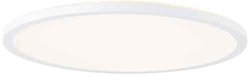Brelight LED Panel mit Memory Funktion und Timer - dimmbare Deckenaufbau-Paneel - CCT Lichtfarbe: 3000K bis 6500K einstellbar über Fernbedienung - 42 cm Durchmesser - aus Kunststoff in Weiß
