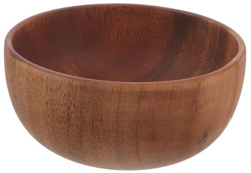 Garneck Bol en Bois Bols à Mélanger avec Couvercles Bols De Service avec Couvercles Bol Plaque Grands Saladiers Assiette Plat à Salade Saladier Vaisselle Grand Saladier Bois