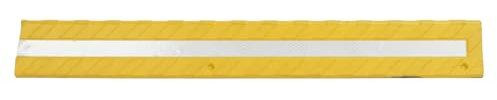 Segrehy Reflektierende Wandschutzflexible Garagenwand Eckschutz 80 cm lang gelb (Gelb)