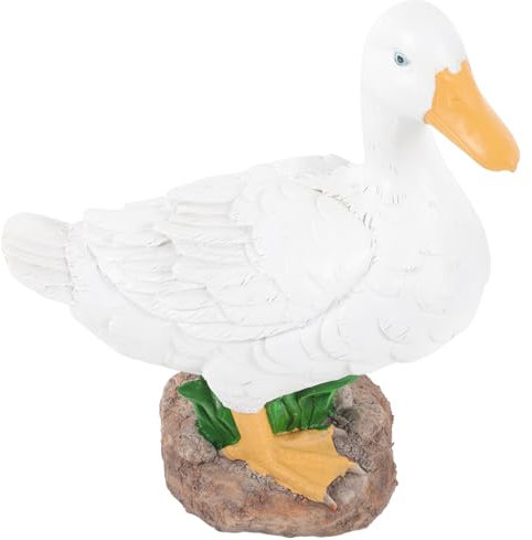 BESPORTBLE Gartenskulptur Aus Harz Realistische Figur Für Gartendeko Ornamente Für Teich Oder Garten Stabil Und Langlebig Passendes Design
