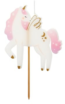 Vela de unicornio de cumpleaños, decoración para tarta de cumpleaños, cumpleaños infantil, niña, cumpleaños, cuento de hadas, decoración para tartas, decoración para tartas, fiesta de verano, fiesta