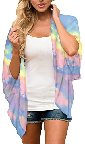 Vetement Femme Ete Robe De Plage Cache Maillot Pareo Kimono Cache-Maillots Et Sarongs Gilet Chemise Tenue Blanc Veste Legere Long Tunique Été Couvrant #