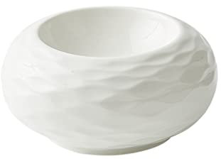 Creative - Platos llanos grandes de cerámica, vajilla apilable para restaurante y club, perfectos para ensaladas, postres, pasteles y platos gourmet, diseño moderno