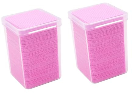 iplusmile Lingettes Démaquillantes pour Vernis et Gel Longue Tenue, Pads en Tissu Non Tissé, 400 Pièces, pour Retirer Facilement le Gel en Salon ou Usage Domestique