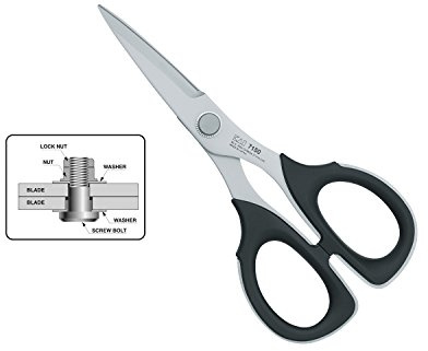 Kai Schneiderschere 7150 (15 cm) zum Nähen und Sticken, professionelle Industrieschere, hohe Qualität