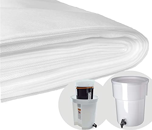 (50 Pack) Commercial Cold Brew Coffee Filters, 20 x 20 for Commercial Model Cold Brew Coffee Makers and 5-Gallon Commercial Systems