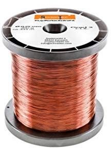 Kupferlackdraht W210 Ø 0,25 mm 200 g, ca. 430m - CU Lackdraht Grad 2 CUL Kupferdraht Gewicht 200 Gramm Durchmesser 0,25 Millimeter Wickeldraht Kupfer Draht nach IEC 60317-13