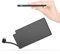TNTOR 5000 mAh Ultra Slim Power Bank with Integrated Cable for iPhone, [6 mm Thickness] Metal Shell Portable Mini Power Bank - Black