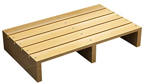 RONGJJ Kinder Doppelhocker, Holz Tritthocker Für Schlafzimmer, Neben & Toilette Töpfchen Küche Küche Waschbecken Kinder Fußhocker Last 100kg, 60×28×11cm