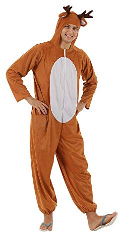 EraSpooky Weihnachtselch Kostüm für Erwachsene Heiligabend Cosplay Kostüm Kindergeschenke