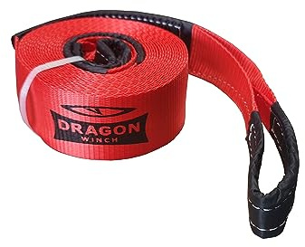 Dragon Winch – Baumgurt 9m 8t | Baumgurt | Länge 9m | Breite 7,5cm | maximale Last 17.500 lbs (8.000 kg) | Geeignet für 4x4-Fahrzeuge und Abschleppwagen | langlebig, sicher, vielseitig