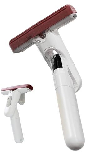 Raxove trapeador en Aerosol, trapeador portátil,Fregona de Esponja autoexprimible con función de pulverización - Cabezal Giratorio, Uso Húmedo y Seco, de Limpieza para Cocinas, Baños,