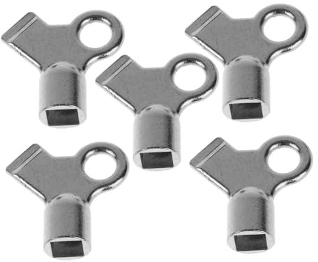 PAMINGONO 5pcs Radiator Air Vent Key Square Radiator Key Valve Key Key Universal Bleeding Tool