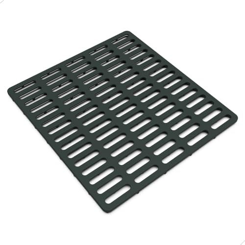 Cukwily Kitchen Sink Mat, Sink Protector, Silicone Mat, Heat Resistant, No Smell, Raised Feet, 12.2” x 11.34”