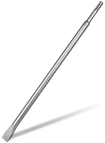 SDS Plus Chisel 16 Inch, Tile Removal Tool for SDS Plus Rotary Hammer Drill Attachment, Flat Chisel Bits for Removing Ceramic Tile Wall Brick Thinset Mortar Granite Concrete Demolition