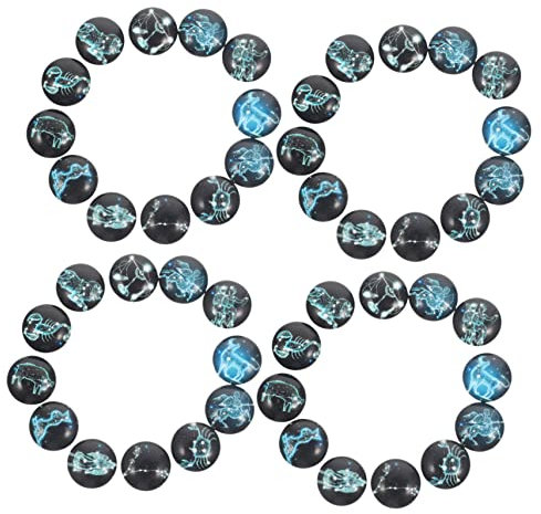 PERSELOSO 120stücke Muster-cabochons Flache Kuppel Glas-cabochons Runde Diy-cabochons Zubehör Zur Schmuckherstellung Für Armreifen Halsketten