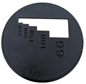 Disc Golf Mini Marker mit Entfernungsmesser – Korbabstands-Checker (C1/C2) – Made in Germany – Trainings- & Turnier-Zubehör