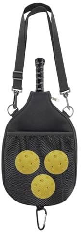 Birtern Sac à bandoulière réglable pour Raquette de Pickle Ball - Sac à Dos à bandoulière réglable pour entraînement, Badminton, entraîneurs, compétition, Fitness
