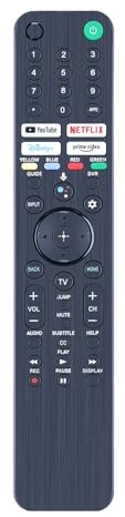 1 st RMF-TX520U röstfjärrkontroll for alla Sony TV Bravia TVs/Sony Smart XBR/KD/XR Series X80J X85J X90J A80J X80CJ
