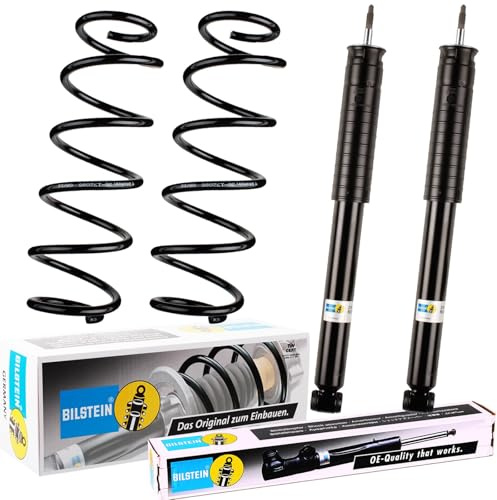 2x Bilstein B4 Stossdämpfer + Federn hinten | 24-110204 + 36-172085 Kompatibel mit B-Klasse Sports Tourer (W245)