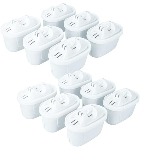 vhbw 12x Filtro dell'acqua compatibile con LAICA Prime Line Spring, Stream Line caraffa filtrante