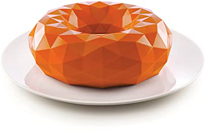 silikomart | Stampo in Silicone per Torta Moderna GIOIA, Antiaderente, Confezione da 1 Stampo per Dolci, 3D Design, Ø 210 h 70 mm, Volume 1660 ml, Made in Italy